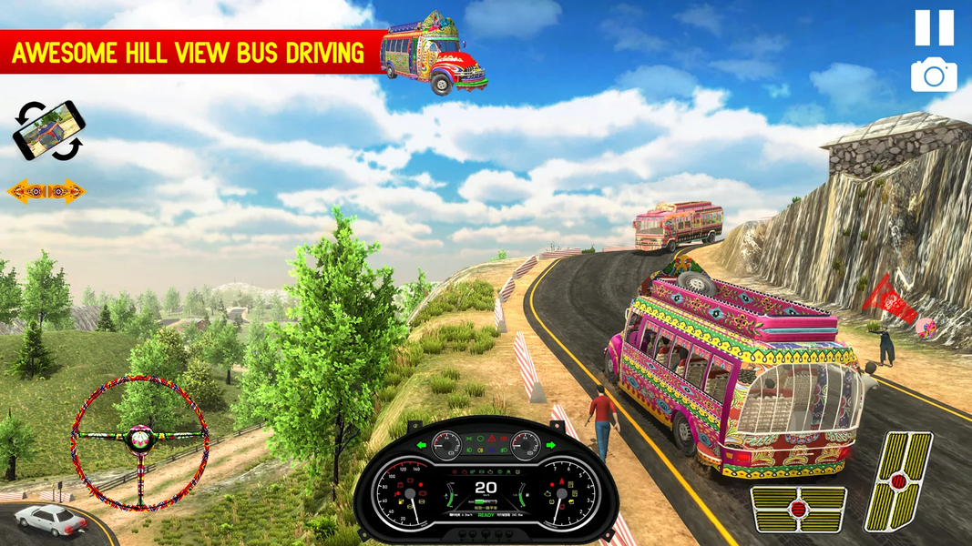 Pak Bus Simulator: Bus Game - Gameplay image of android game