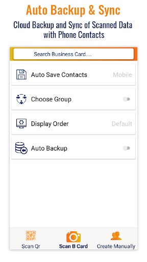 Business Card Scanner & Reader - Free Card Reader - عکس برنامه موبایلی اندروید