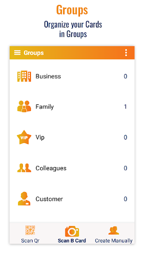 Business Card Scanner & Reader - Free Card Reader - عکس برنامه موبایلی اندروید
