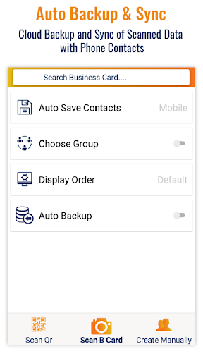 Business Card Scanner & Reader - Free Card Reader - عکس برنامه موبایلی اندروید