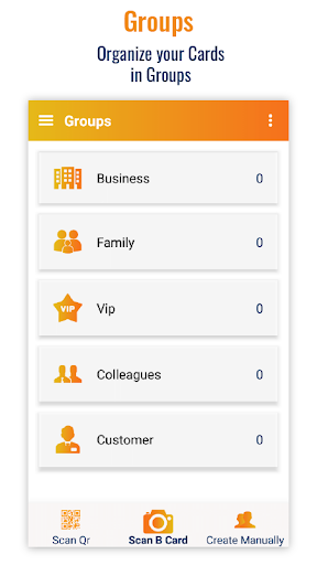 Business Card Scanner & Reader - Free Card Reader - عکس برنامه موبایلی اندروید