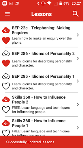 Business English by BEP - Image screenshot of android app