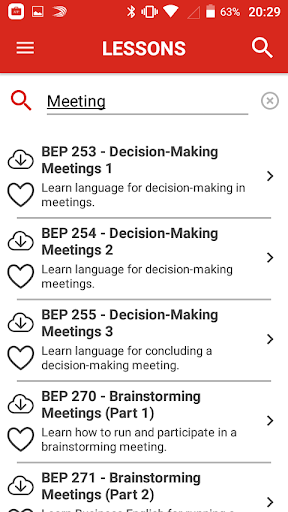 Business English by BEP - Image screenshot of android app