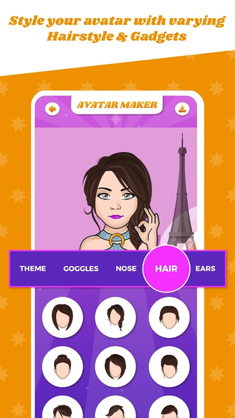 Avatar Maker Cartoon Character - عکس برنامه موبایلی اندروید