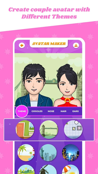 Avatar Maker Cartoon Character - عکس برنامه موبایلی اندروید
