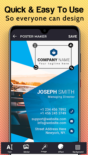 Business, Visiting Card Maker - عکس برنامه موبایلی اندروید