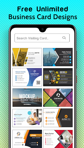 Business, Visiting Card Maker - Image screenshot of android app