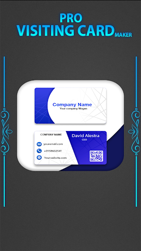 Business Card Maker free apps - Image screenshot of android app