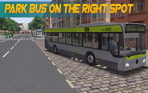 Bus Simulator-Bus Game - Gameplay image of android game