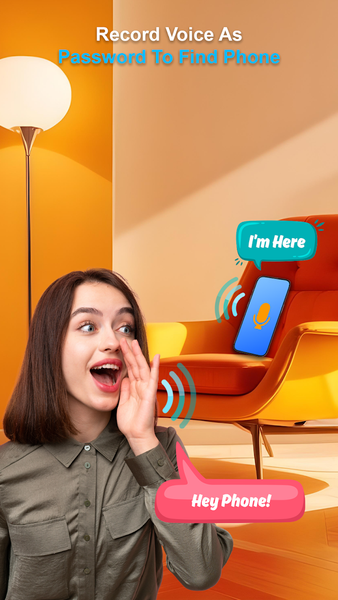 Find Phone by Clap & Voice - عکس برنامه موبایلی اندروید