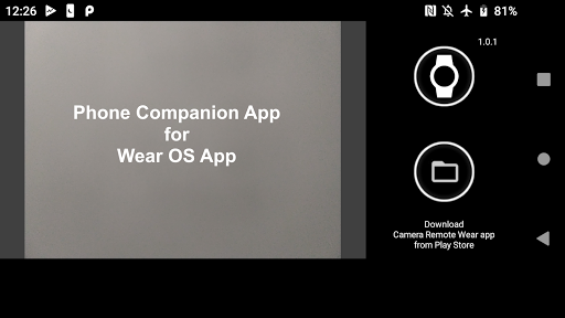 Wear os 2024 remote camera