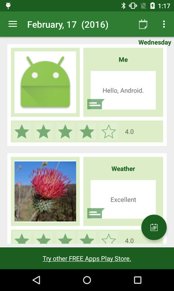 Touch Diary - عکس برنامه موبایلی اندروید