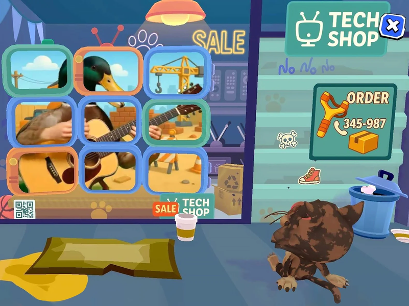 Butch the Cat・Virtual Pet Sim - Gameplay image of android game