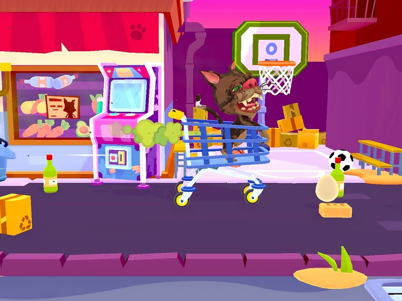 Butch the Cat・Virtual Pet Sim - Gameplay image of android game
