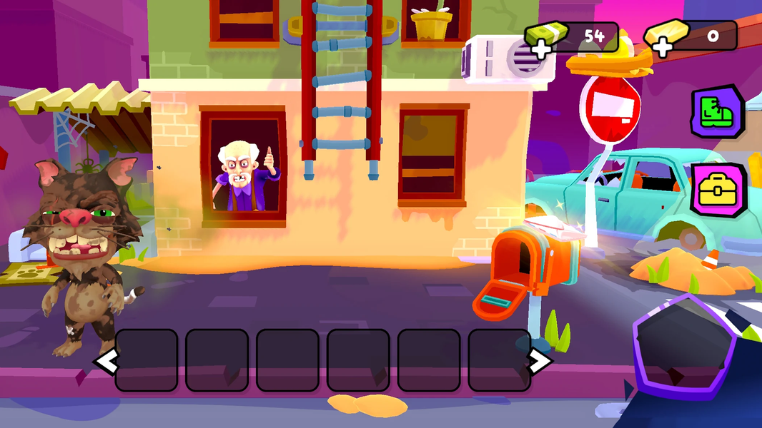Butch the Cat・Virtual Pet Sim - Gameplay image of android game
