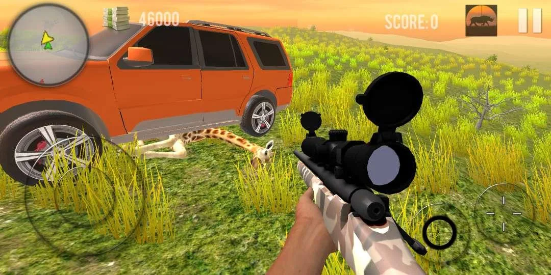 Jungle Safari Hunting ۴x۴ - عکس بازی موبایلی اندروید