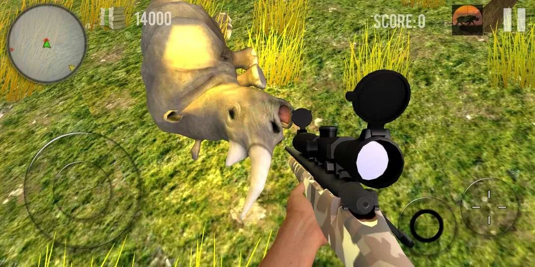 Jungle Safari Hunting ۴x۴ - عکس بازی موبایلی اندروید
