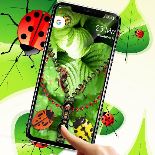 Ladybug lock screen - Image screenshot of android app