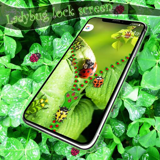 Ladybug lock screen - Image screenshot of android app