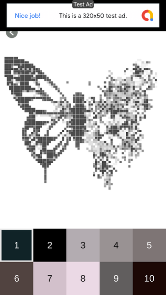 Butterfly Pixel Number - عکس بازی موبایلی اندروید