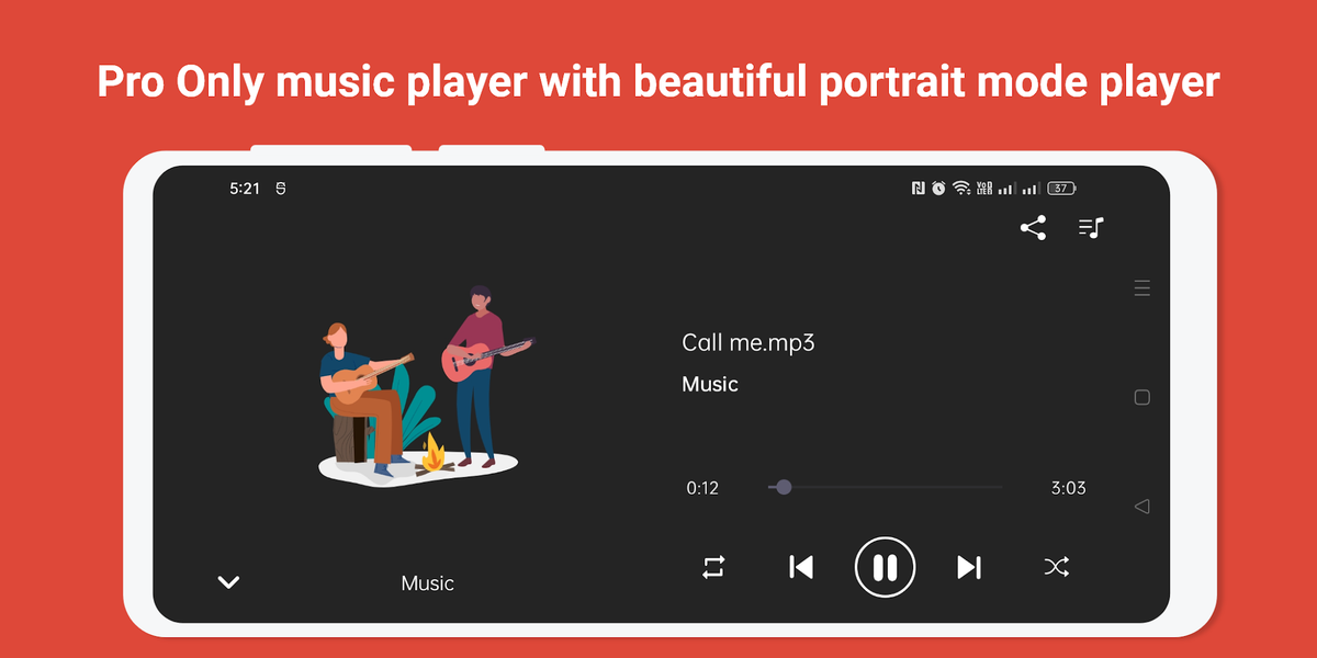 Music Player - MP۳ Player - عکس برنامه موبایلی اندروید