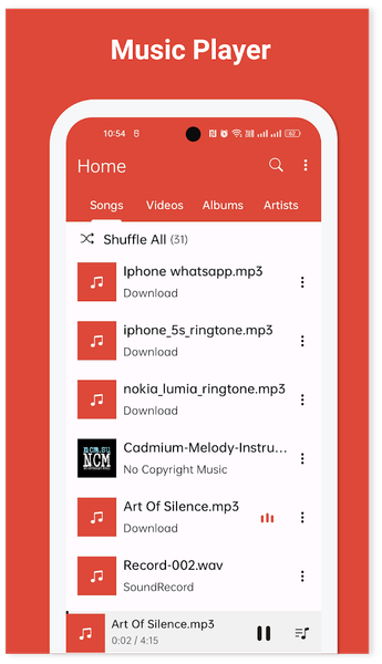 Music Player - MP۳ Player - عکس برنامه موبایلی اندروید
