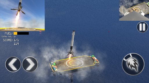 First Stage Landing Simulator - عکس بازی موبایلی اندروید