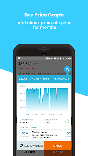 Buyhatke:AI Shopping assistant - Image screenshot of android app