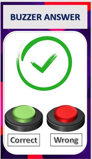 buzzer answer game correct or wrong button - Image screenshot of android app