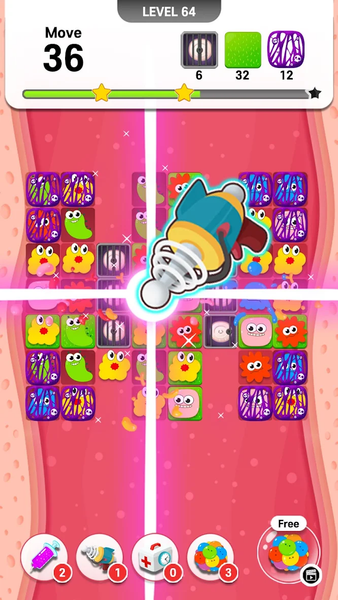 Virus Out - Match ۳ Puzzle - عکس بازی موبایلی اندروید