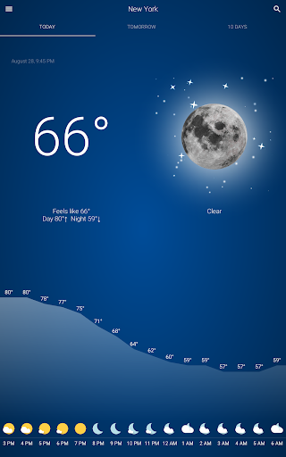 Weather - عکس برنامه موبایلی اندروید