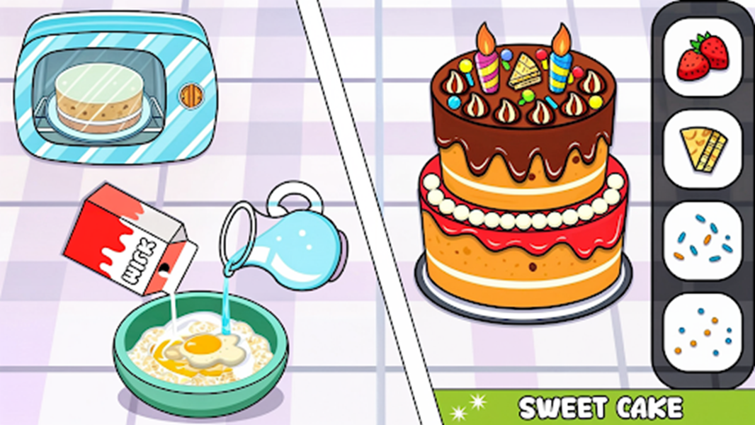 Kitchen Set Cooking Games - عکس بازی موبایلی اندروید
