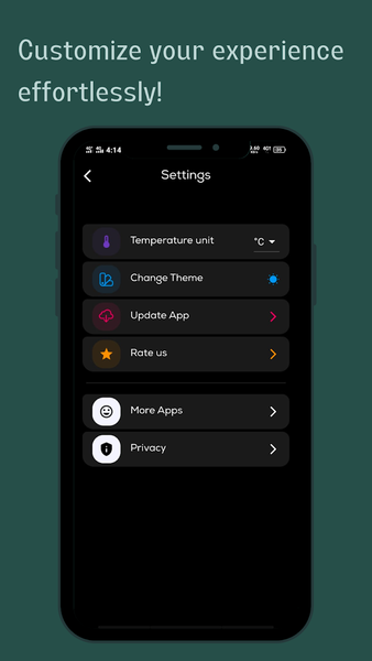Phone Temperature - عکس برنامه موبایلی اندروید