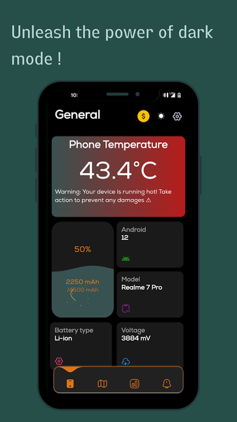 Phone Temperature - عکس برنامه موبایلی اندروید