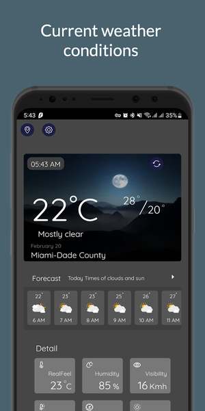 BWeather Forecast - Image screenshot of android app
