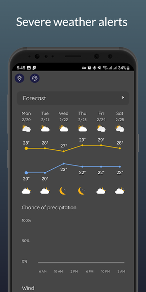 BWeather Forecast - Image screenshot of android app