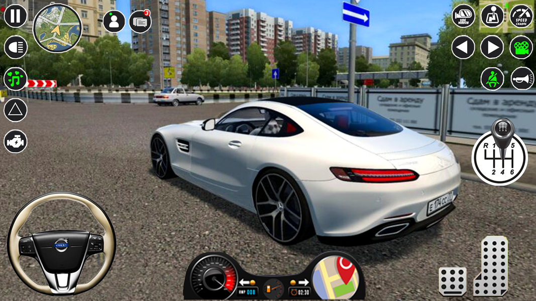 Real Car City Driving Game 3D - Gameplay image of android game
