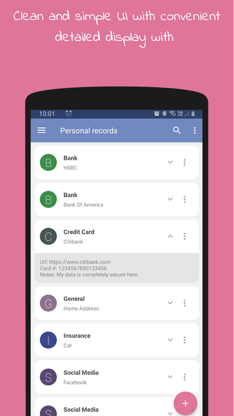 Personal Vault - Password Mana - Image screenshot of android app