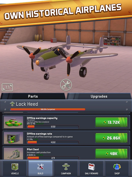 Idle Planes: Build Airplanes - عکس بازی موبایلی اندروید