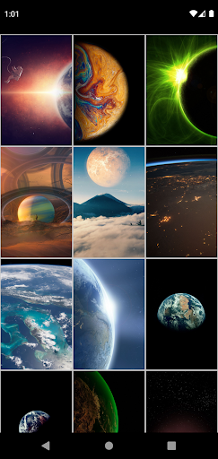 Planets Wallpapers - Image screenshot of android app