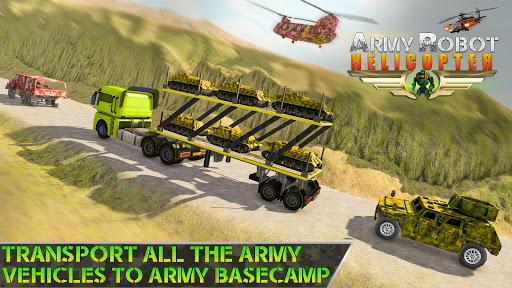 US Army Robot Transport- Army Tank Truck Transport - عکس برنامه موبایلی اندروید