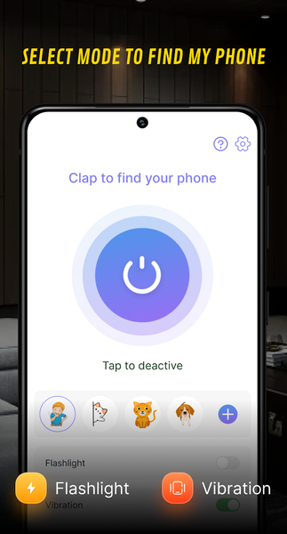 Find My Phone by Clap & Flash - عکس برنامه موبایلی اندروید