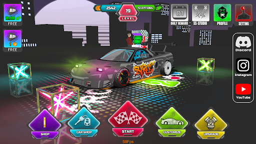 Project Drift 2.0 : Online - Gameplay image of android game