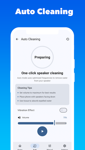 Speaker Cleaner - Remove Water - عکس برنامه موبایلی اندروید