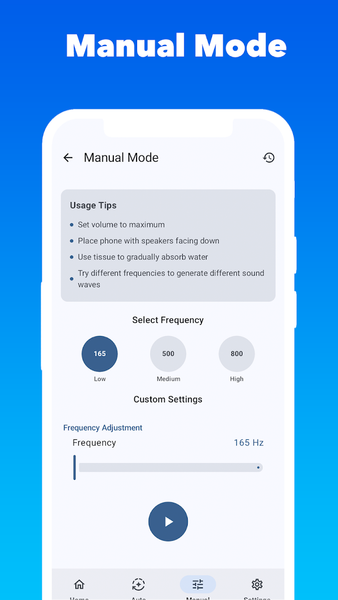 Speaker Cleaner - Remove Water - عکس برنامه موبایلی اندروید