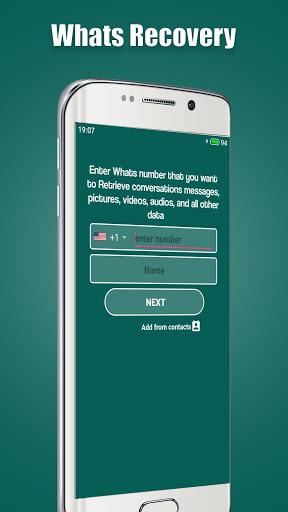 WA-Recovery: Deleted Whats Messages - Image screenshot of android app