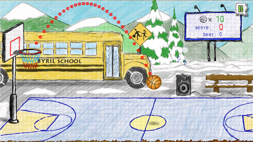 Doodle Basketball - عکس بازی موبایلی اندروید