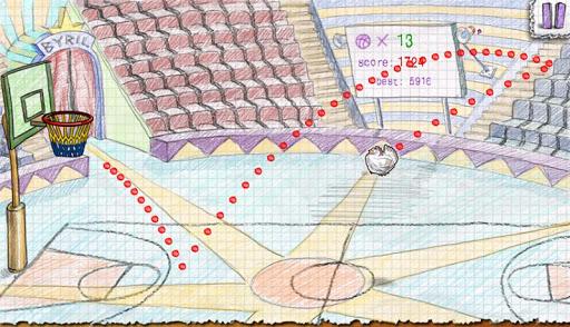 Doodle Basketball 2 - Gameplay image of android game