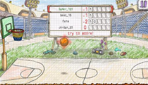Doodle Basketball 2 - Gameplay image of android game