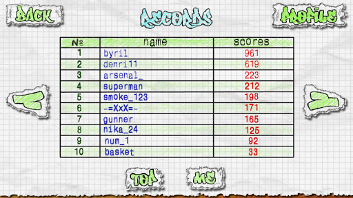 Doodle Basketball - Gameplay image of android game